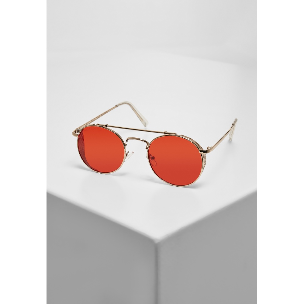 Urban Classics - Chios Sonnenbrille - Goldfarben/Rot